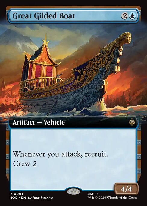 Great Gilded Boat [Extended Artwork Foil]