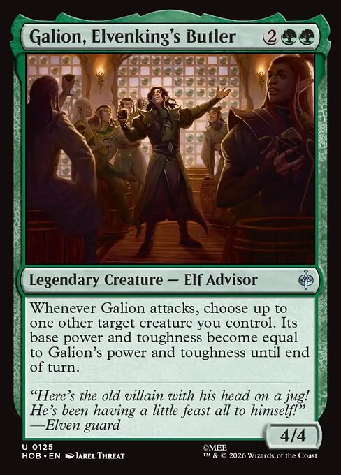 Galion, Elvenking's Butler [Foil]