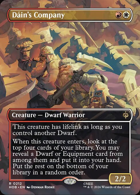 Dáin's Company [Borderless Scene Foil]