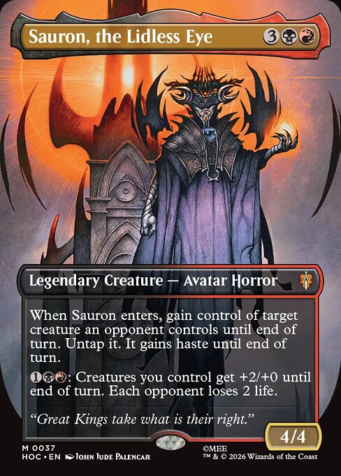 Sauron, the Lidless Eye [Borderless Classic Artist]