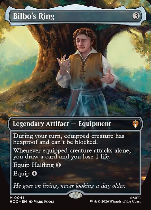 Bilbo's Ring [Borderless Classic Artist]