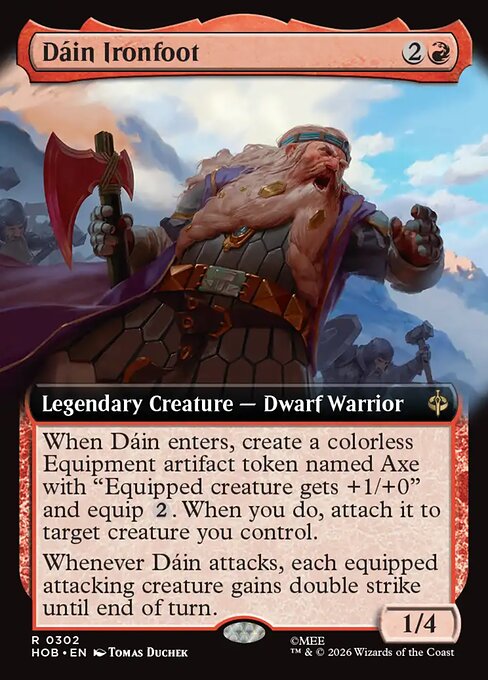 Dáin Ironfoot [Extended Artwork Foil]