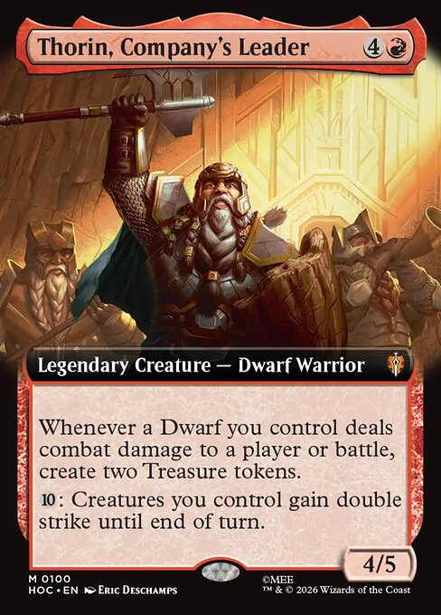 Thorin, Company's Leader [Extended Artwork Foil]