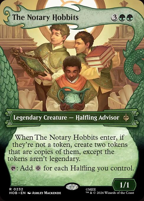 The Notary Hobbits [Dragon Hoard Frame]