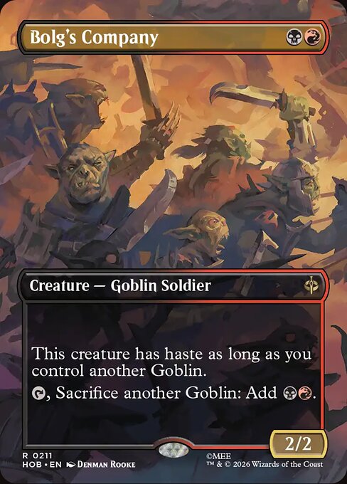 Bolg's Company [Borderless Scene Foil]