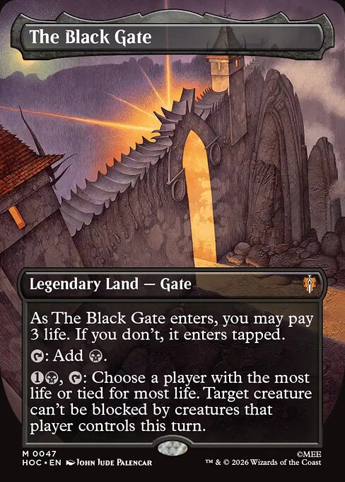 The Black Gate [Borderless Classic Artist Foil]