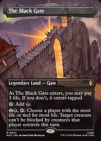 The Black Gate [Borderless Classic Artist]