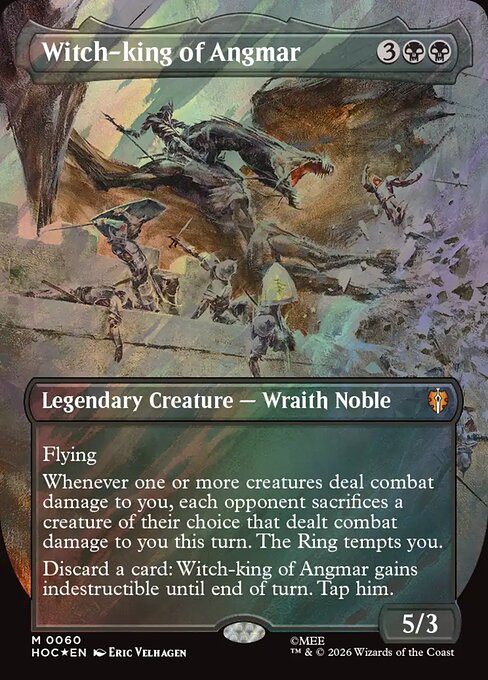 Witch-king of Angmar [Borderless Classic Artist Surge Foil]