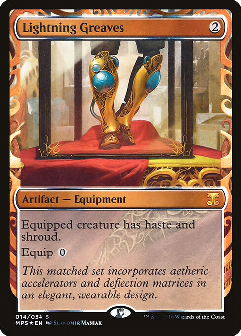 Lightning Greaves [Showcase Foil]