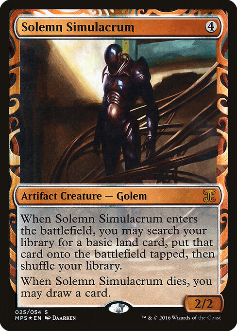 Solemn Simulacrum [Showcase Foil]