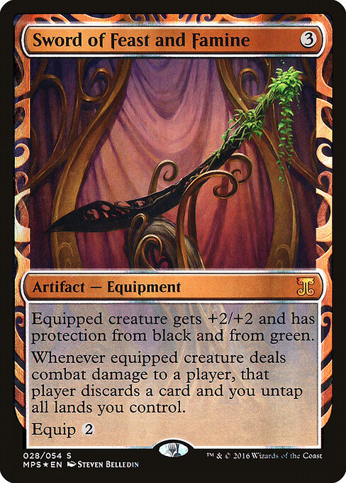 Sword of Feast and Famine [Showcase Foil]