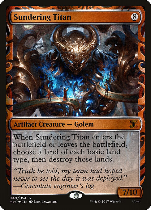 Sundering Titan [Showcase Foil]