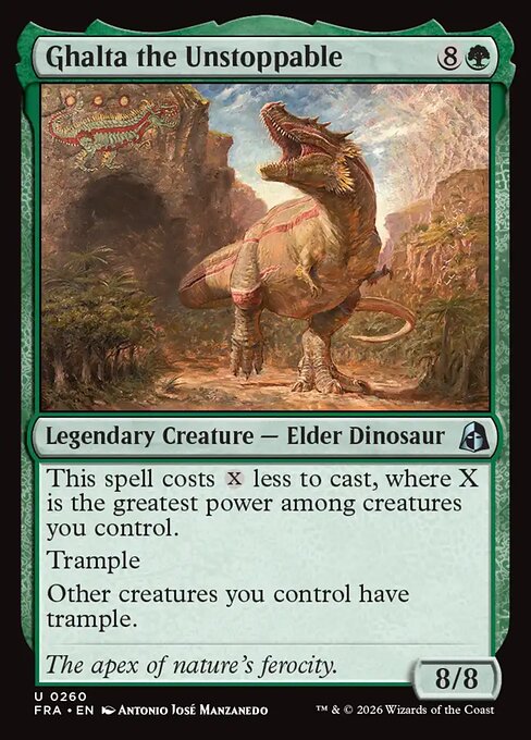 Ghalta the Unstoppable [Foil]
