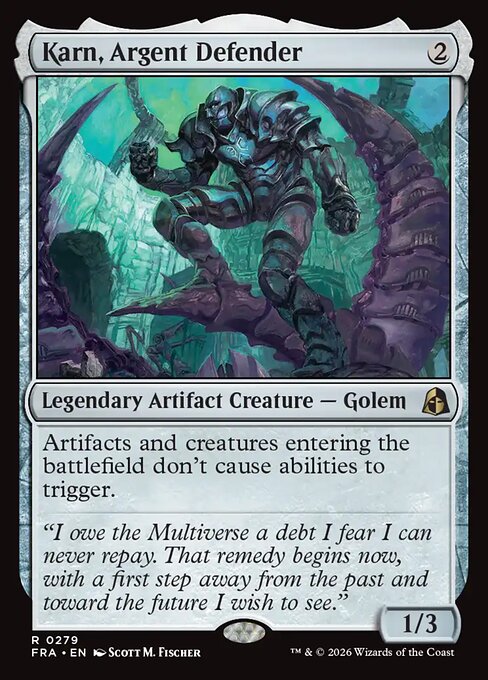 Karn, Argent Defender [Foil]