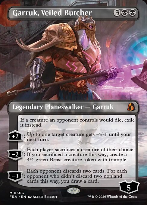 Garruk, Veiled Butcher [Borderless]