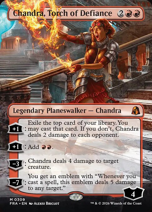 Chandra, Torch of Defiance [Borderless]