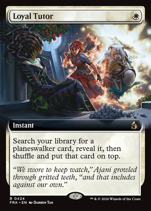 Loyal Tutor [Extended Artwork Foil]
