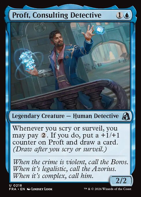 Proft, Consulting Detective [Foil]