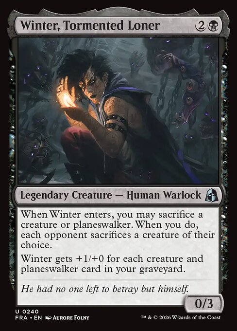 Winter, Tormented Loner [Foil]