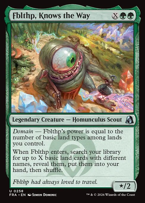 Fblthp, Knows the Way [Foil]