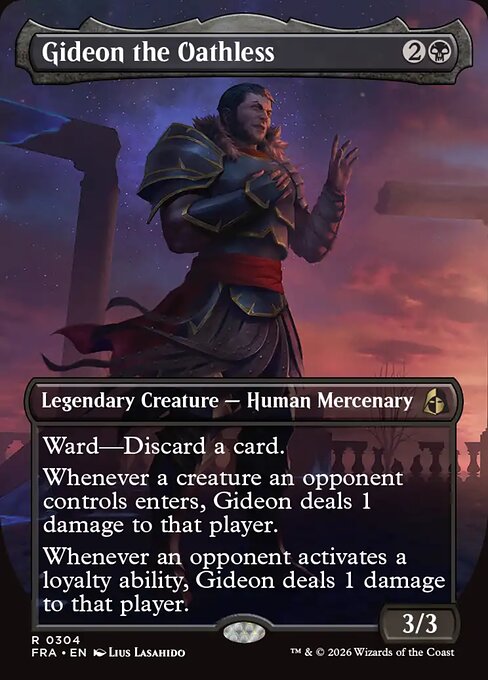 Gideon the Oathless [Borderless Foil]