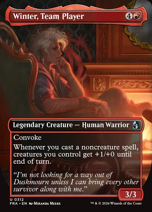 Winter, Team Player [Borderless Foil]