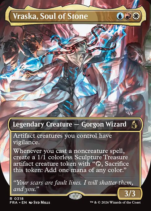 Vraska, Soul of Stone [Borderless]
