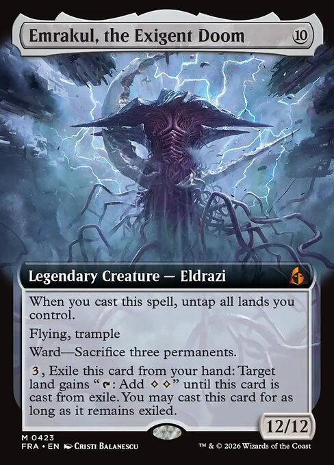Emrakul, the Exigent Doom [Extended Artwork Foil]