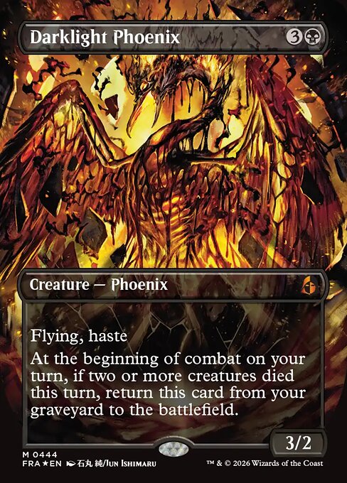 Darklight Phoenix [Secret Lair Foil]