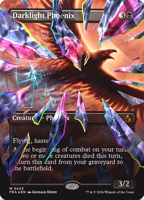 Darklight Phoenix [Shattered Mirror Facet Foil]