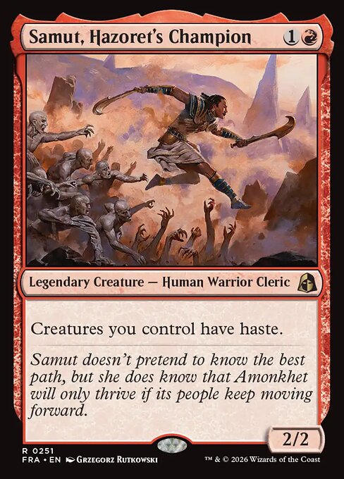 Samut, Hazoret's Champion [Foil]