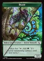 Beast Token  // Forest Tentacle Token TFRA 