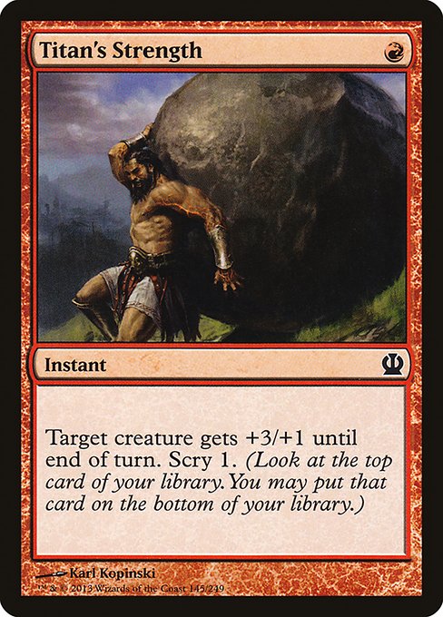 Titan's Strength [Foil]
