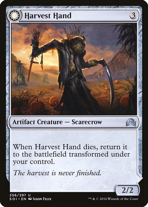 Harvest Hand // Scrounged Scythe [Foil]