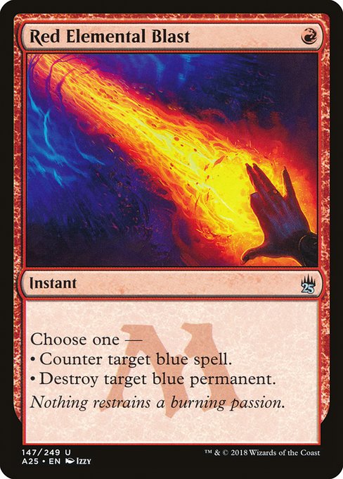 Red Elemental Blast [Foil]