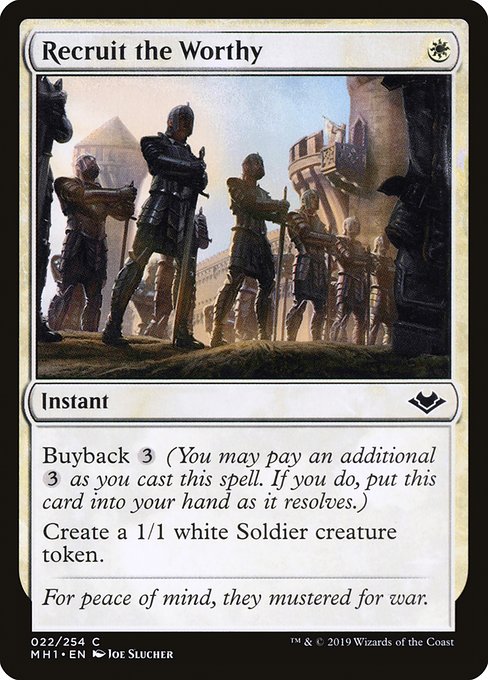 Recruit the Worthy [Foil]