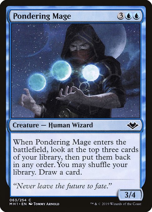 Pondering Mage [Foil]
