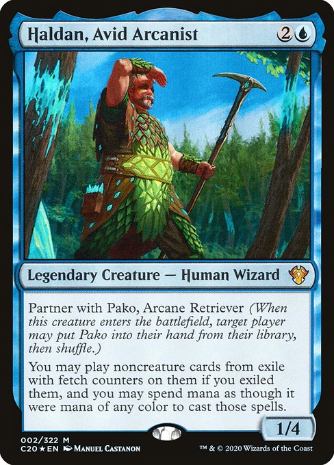 Haldan, Avid Arcanist [Foil]