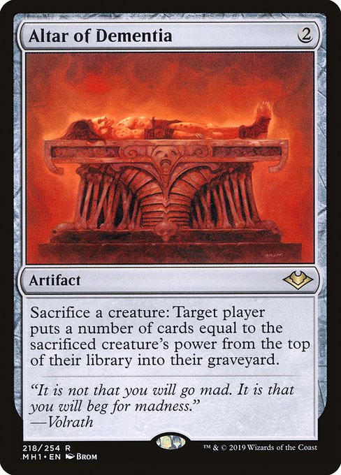 Altar of Dementia [Foil]