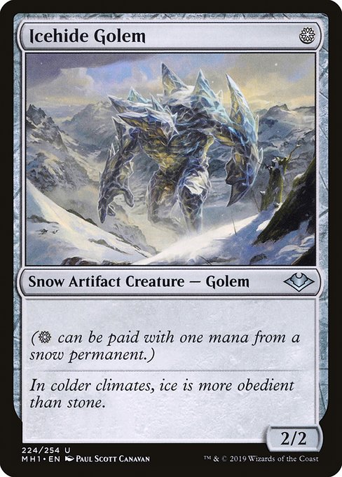 Icehide Golem [Foil]