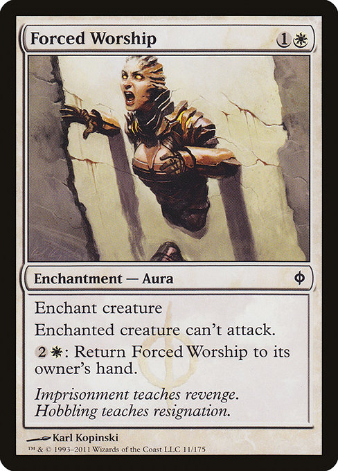 Forced Worship [Phyrexian Foil]