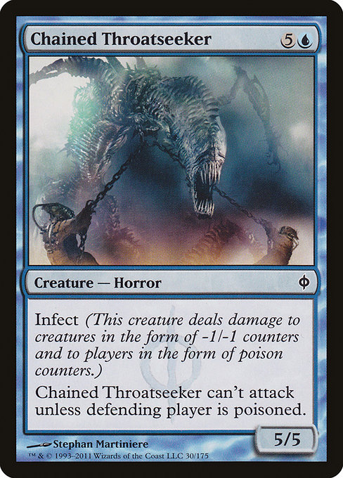 Chained Throatseeker [Phyrexian]