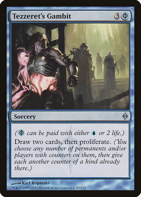 Tezzeret's Gambit [Phyrexian Foil]