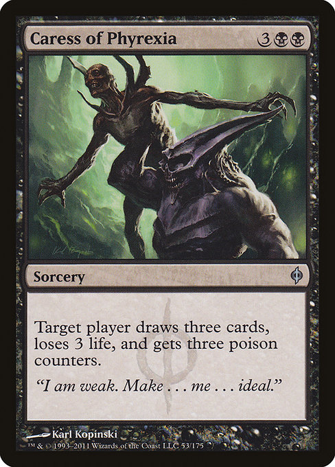 Caress of Phyrexia [Phyrexian Foil]