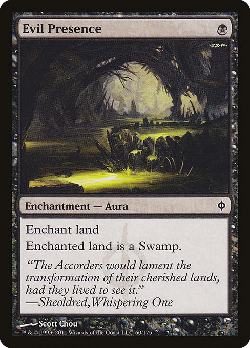 Evil Presence [Phyrexian Foil]