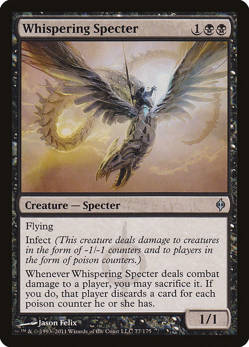 Whispering Specter [Phyrexian Foil]