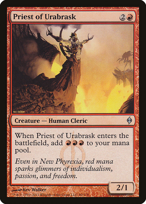 Priest of Urabrask [Phyrexian Foil]