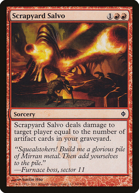 Scrapyard Salvo [Phyrexian Foil]