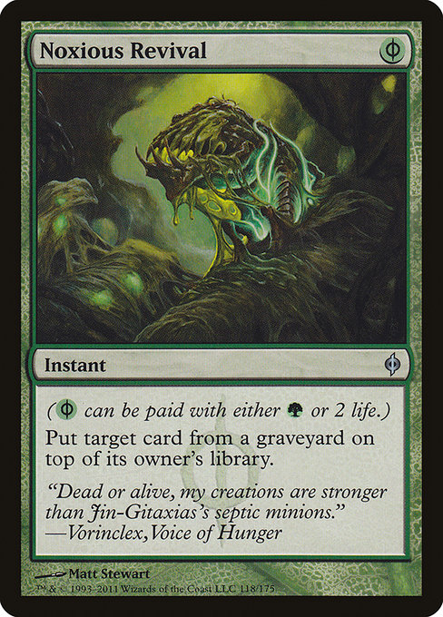 Noxious Revival [Phyrexian Foil]