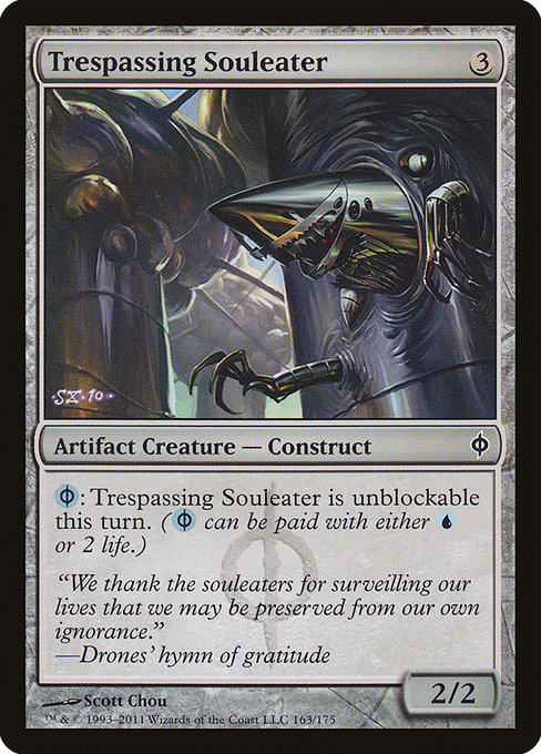 Trespassing Souleater [Phyrexian Foil]